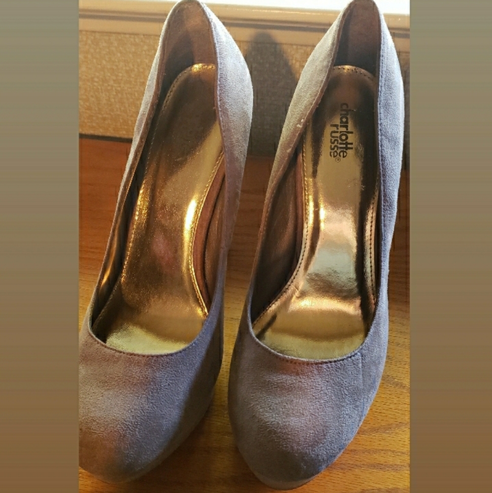 Charlotte Russe Grey pumps